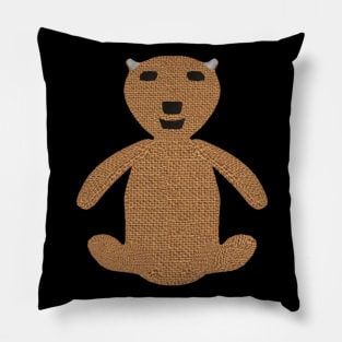 The Letter Teddy Tee Pillow