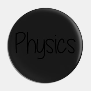 School Subject Sticker - Physics Pin