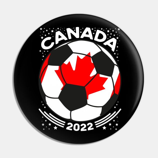 Canada Flag Soccer Football Team Pin by mcoshop