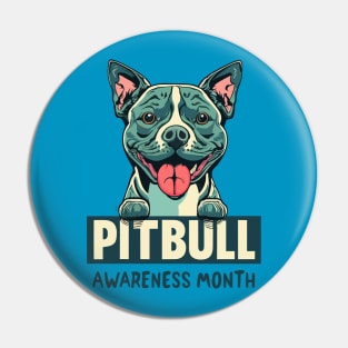 National Pitbull Awareness Month – October Pin