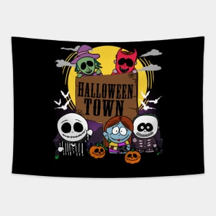 Halloween Town Tapestry