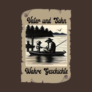 Dad and son fishing T-Shirt