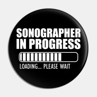 Sonographer in progress loading w Pin