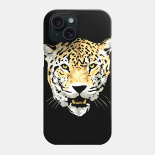 leopard portrait art Phone Case