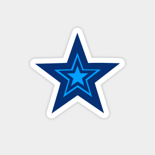 Blue Star Magnet