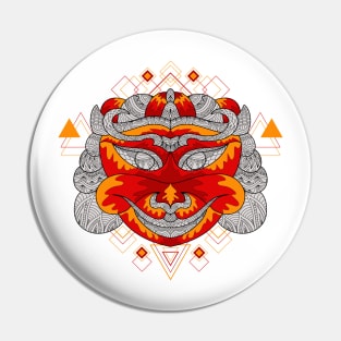 Barong ornament decorative Pin