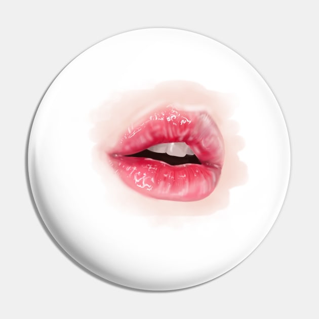 Lips Pin by Michurova