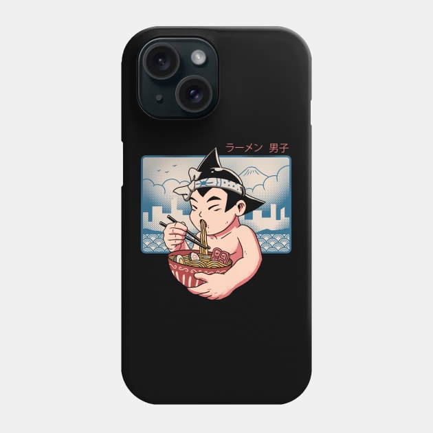 Ramen Boy Phone Case by Vincent Trinidad Art