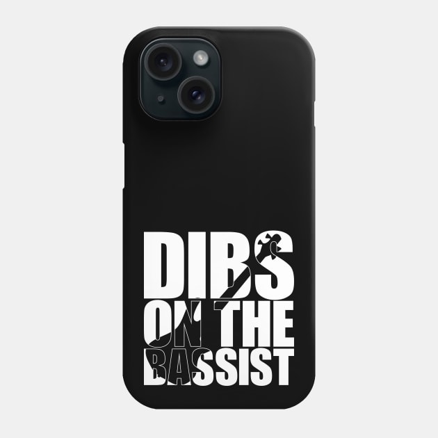 DIBS ON THE BASSIST funny bassist gift Phone Case by star trek fanart and more