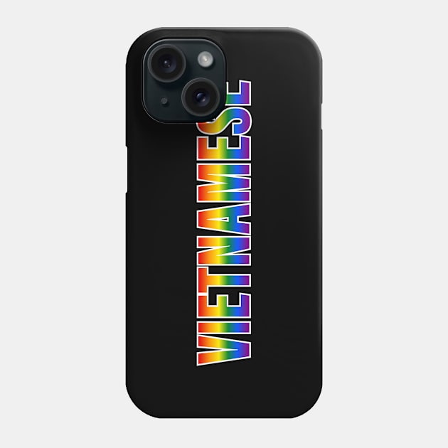 Rainbow Vietnamese LGBTQ Pride Phone Case by Rainbow Nation