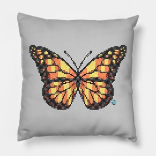 Butterfly Cross Stitch Pillow