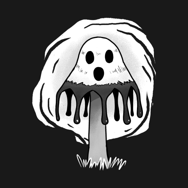 Inky Caps Mushroom Ghost by DTyper