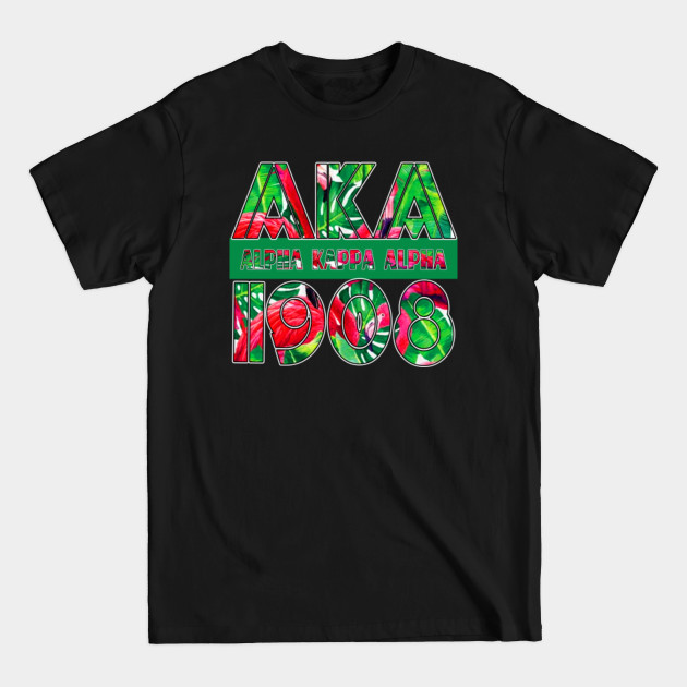 Disover AKA 1908 Pink and Green Tropical Flamingo - Aka Crossing Gifts - T-Shirt