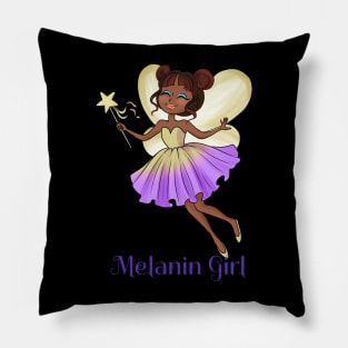 Melanin Girl Pillow