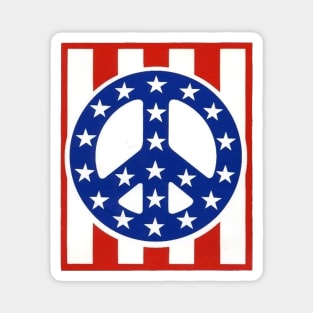 Peace in America Vintage Magnet