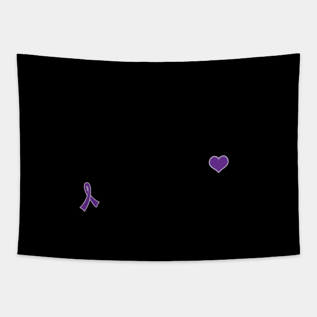 Crohns Walk Ribbon Tapestry by AlfieDreamy 