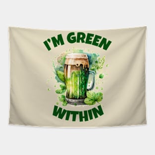 I’m Green Within - Ireland, Irish Puns Tapestry