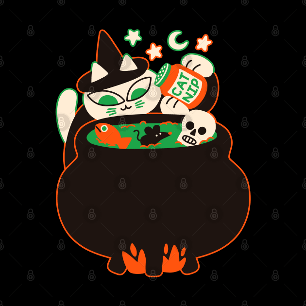 Witch Cat's Secret Ingredient by obinsun