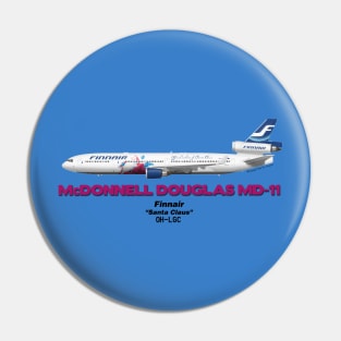 McDonnell Douglas MD-11 - Finnair "Santa Claus" Pin