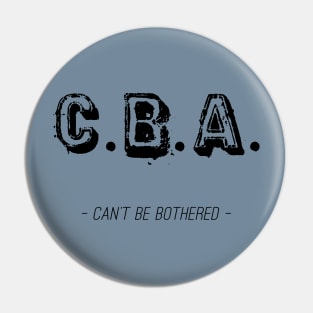 CBA Pin