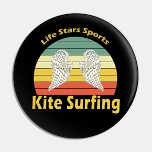 Kite Surfing Pin