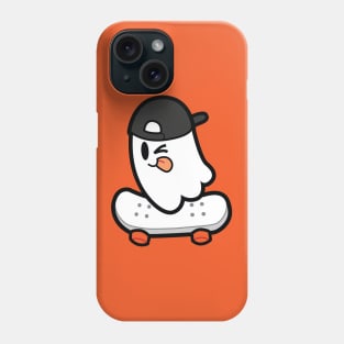 Cute Skateboarding Ghost Phone Case