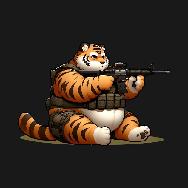 Tactical Tiger by Rawlifegraphic