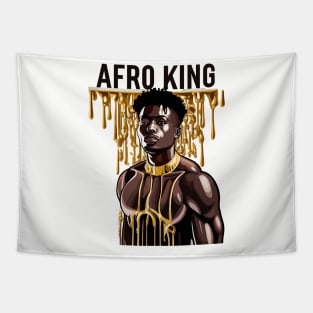 Afro King Melanin Drippin' Tapestry