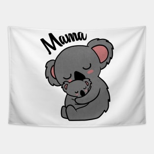 Cute Koala Bear Mama with Cub Tapestry
