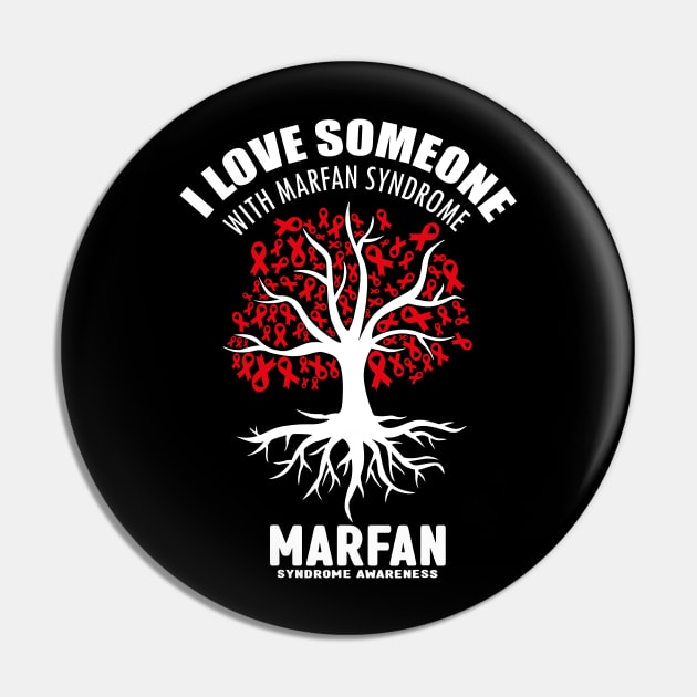 I Love Someone With Marfan Syndrome | Marfan Awareness Pin by LEGO