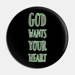 God Wants Your Heart - Onesie Design - Onesie for Babies Pin