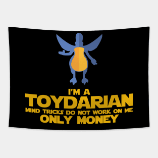 "I'm a Toydarian" Watto Minimalist Cartoon Tapestry