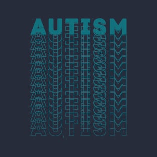 Autism | Minimalist Typographic Vibe T-Shirt