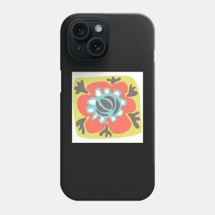 1960s Mod Retro Flower Phone Case