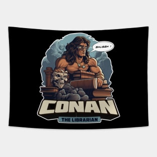 Conan the librarian Tapestry