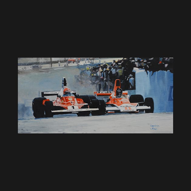 Niki Lauda vs James Hunt by oleynik