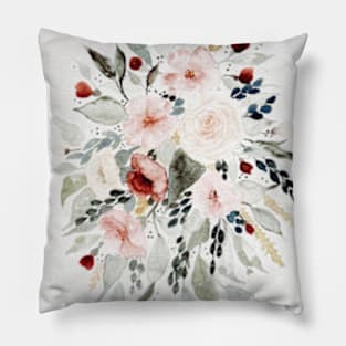 Loose Floral Bouquet Pillow