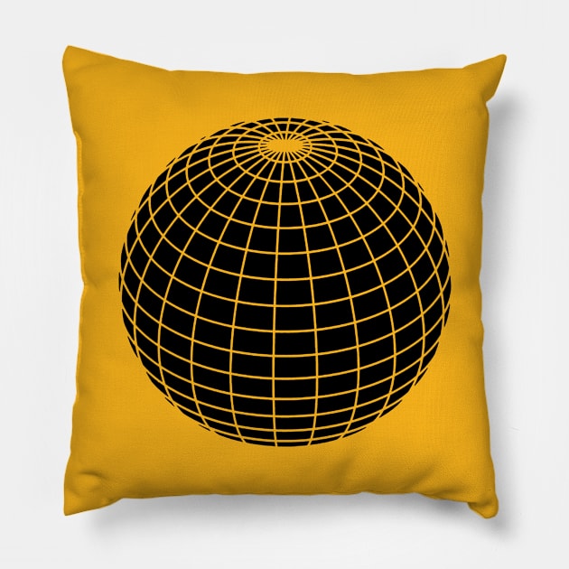 Globe Sphere Pillow by CharlieCreator