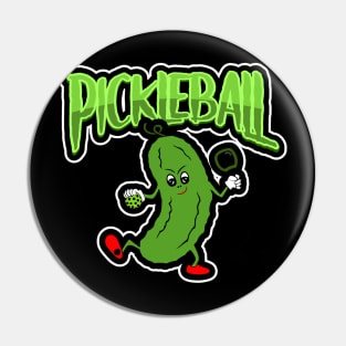 CUTE And Funny Dill Pickle Pickleball Player Pin