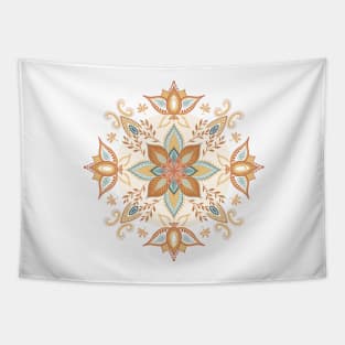 Sunset mandala Tapestry