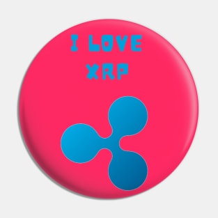 I LOVE XRP Pin