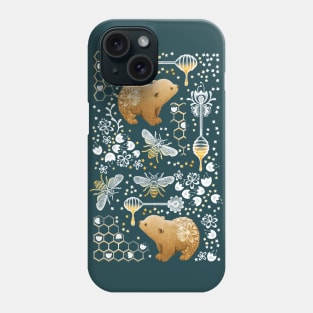 Bear-y Beautiful Honeybee Garden Phone Case