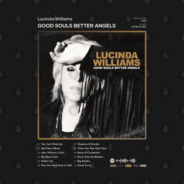 Lucinda Williams - Good Souls Better Angels Tracklist Album by 80sRetro