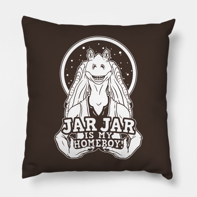 Meesa Homeboy Pillow by blairjcampbell