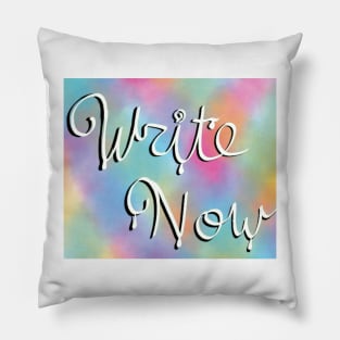 Write Now More Color Pillow