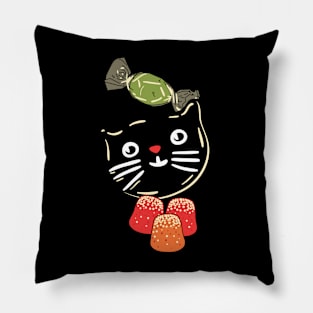 Retro Vintage Halloween Pillow