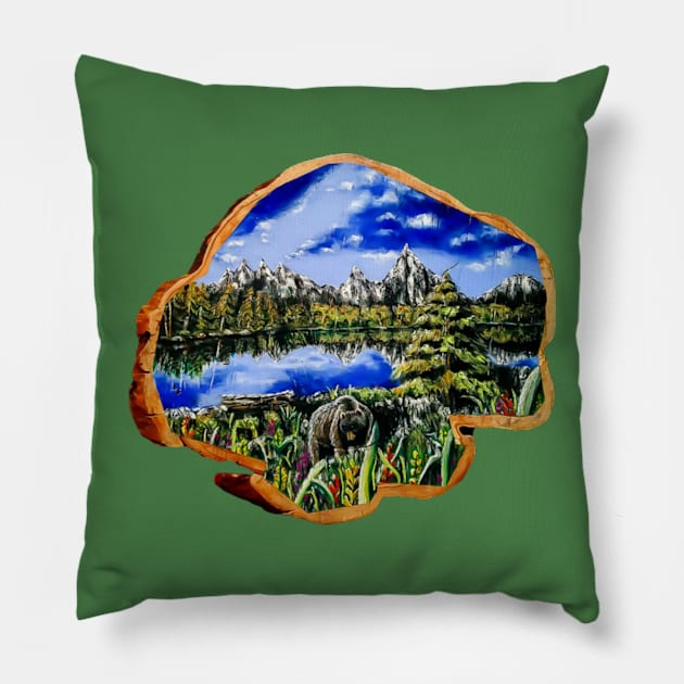 "Chance Encounter" Pillow by SeanKalleyArt