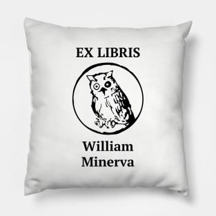 EX LIBRIS x William Minerva Pillow