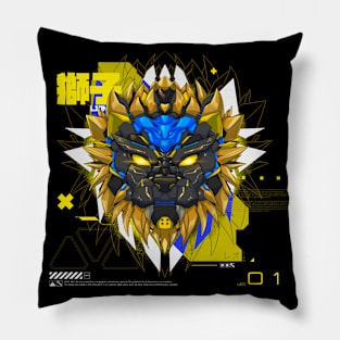 Mecha Horoscope [ LEO ] dark ver Pillow