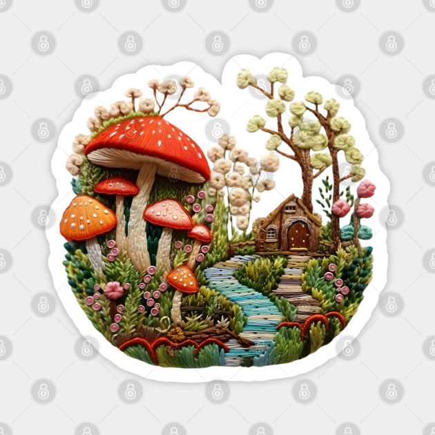 Fairy Glen, Cool Iron on Patches, Embroidered 2 - Fairy - Pin